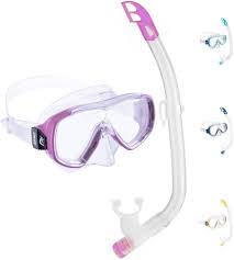 Combo Premium Cressi Ondina VIP: Gafas y Tubo de Alta Calidad