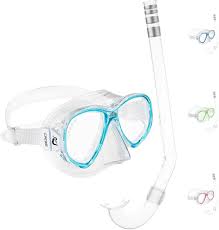 Conjunto de Snorkel Cressi Perla Jr - Máscara y Tubo Minigringo
