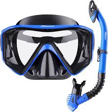 Gafas de Buceo Malker con Snorkel Dry Top para Adultos