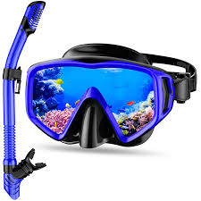 WISHBETY Set de Buceo: Gafas y Tubo de Snorkel para Adultos