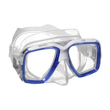 Máscara de Snorkel Mares Aquazone Ray - Azul Transparente para Adultos