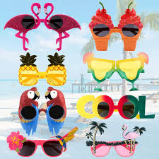 GLAITC Gafas de Sol Hawaianas para Fiestas - 8 Pares