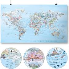Mapa Mundial de Buceo - Ilustrado por Awesome Maps