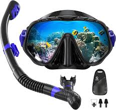 TAWAK: Juego de Snorkel Antivaho y Antifugas para Adultos y Jóvenes