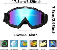Gafas de Snowboard Antiempañantes y Espejo