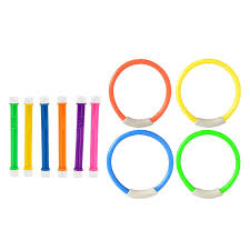 Anillos de Buceo MagiDeal - 10 Uds. para Diversión Acuática