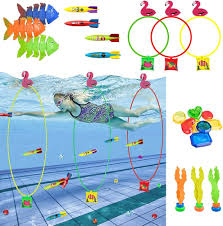 Anillos de Buceo Jiahuade para Niños - Diversión Acuática