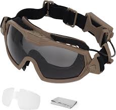 Gafas Tácticas WISEONUS con Ventilador para Deportes