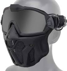 Gafas Tácticas Anti-vaho y UV con Máscara de Malla - ATAIRSOFT