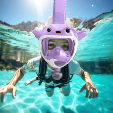 Joketo: Máscara de Buceo Infantil con Vista 180° y Juguetes Acuáticos