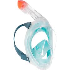 Careta de Snorkel Easybreath 500 Turquesa para Adultos