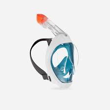 Careta de Snorkel Easybreath 500 Adulto - Subea Azul