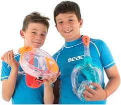 Máscara de Snorkel Completa SEAC Amica para Adultos y Niños