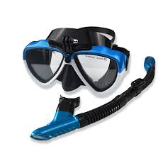 Máscara de Snorkel Profesional con Visión 182° y Antivaho
