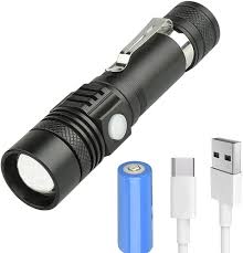 Linterna LED Recargable Súper Brillante