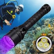 Linterna Submarina XAEIOW 6000lm XM-L 3xT6 Impermeable
