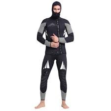 Traje de Neopreno LIOPJH 5 mm para Pesca Submarina y Natación