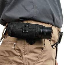 Funda Portátil para Linterna Baogao con Clip 360°