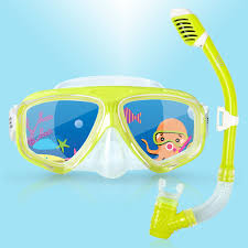 Conjunto de Snorkel Infantil con Máscara y Tubo Dry Top