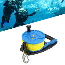 Carrete de Buceo EIMSOAH con 83m de Cuerda y Clip
