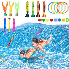 Mizikuu: Set de 22 Juguetes de Buceo para Piscina