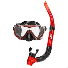 Gafas de Buceo AKTIVE Aqua Sport con Tubo Flexible para Adultos