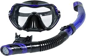 Set de Snorkel Seco con Máscara Antiniebla