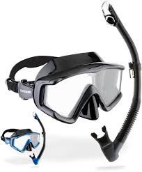 Conjunto Máscara CRESSI Epsilon Dry Black/Graphite