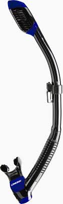 Snorkel Seco Cressi Unisex Negro/Azul Oscuro