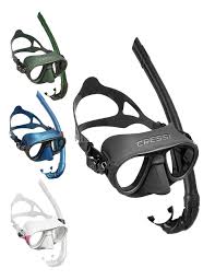Kit de Buceo Snorkel Cressi: Máscara Calibro y Tubo Corsica