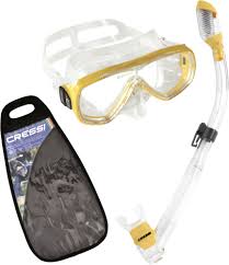 Kit de Snorkel Cressi Onda Dry - Hecho en Italia