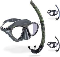 Pack de Snorkel Cressi Metis & Corsica - Camuflaje Verde