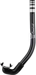 Tubo de Snorkel Cressi America Unisex - Negro