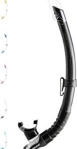 Tubo de Snorkel Cressi Gamma Unisex - Negro