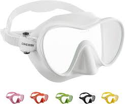 Máscara CRESSI F1 Blanca - Monocristal Frameless