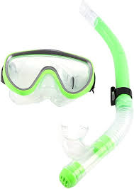 Máscara de Buceo y Snorkel de Silicona