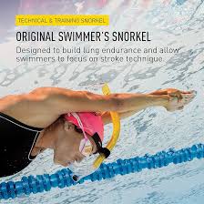 Finis - Tubo de Respiración Amarillo para Natación