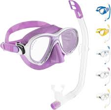 Set de Snorkel Cressi Marea VIP Jr para Niños - Morado