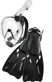 Máscara Cressi Baron & Tonga Transparente/Negro S/M-L/XL