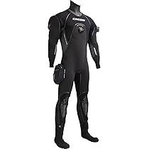 Traje Seco Cressi Desert Man 4mm HD - Buceo Negro