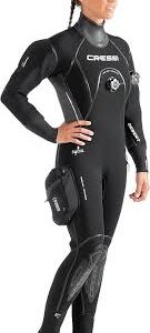 Traje Seco Cressi Desert Lady 4mm HD - Buceo Negro
