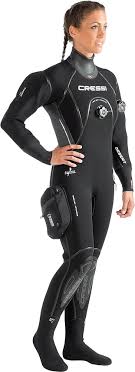 Traje Seco Cressi Desert Lady 4mm HD - Buceo Negro