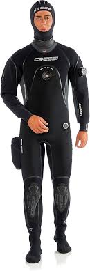 Traje Seco Cressi Desert Man 4mm HD - Buceo Negro