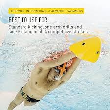 Tabla de Natación Finis Alignment Amarilla Unisex