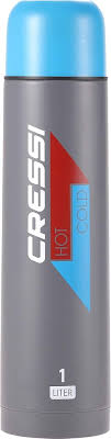 Botella Térmica Cressi de Acero Inoxidable 1L - Deportiva Unisex