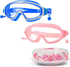 Amacoam - Gafas de Buceo y Natación para Niños (2 Piezas)