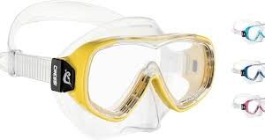 Gafas de Buceo Cressi Piumetta para Niños 3-6 Años - Amarillo