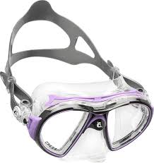Máscara Cressi Air Unisex Transparente/Lila