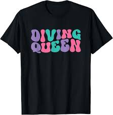 Camiseta Buceo Queen Retro para Mujer
