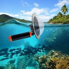 Puerto de Cúpula Suptig para GoPro Hero 7/6/5/2018 con Estuche Impermeable